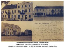 Kuckerneese, Ort, Kreis Elchniederung Am Markt