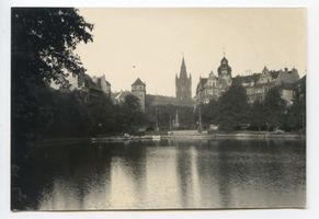 Königsberg (Pr.), Stadtkreis Königsberg Königsberg (Pr.), Schloßteich mit Schloß III Königsberg, Schloßteich