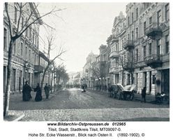 Tilsit, Stadt, Stadtkreis Tilsit Hohe Straße