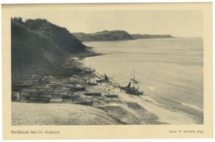 Groß Kuhren, Kreis Samland Groß Kuhren, Steilküste Гросс Курен, обрывистый берег
