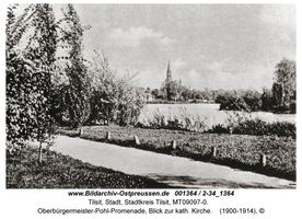 Tilsit, Stadt, Stadtkreis Tilsit Oberbürgermeister-Pohl-Promenade