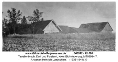 Tawellenbruch, Ort und Forstamt, Kreis Elchniederung 