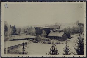 Angermühle, Kreis Gumbinnen Kissehlen, Wassermühle an der Angerapp 