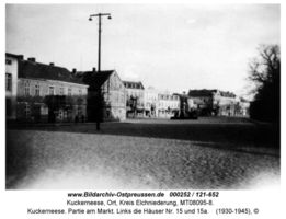 Kuckerneese, Ort, Kreis Elchniederung Am Markt 15,15a,ff