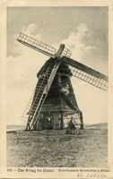 Milken, Kreis Lötzen Milken, Zerschossene Windmühle bei Milken II Erster Weltkrieg