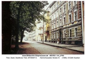 Tilsit, Stadt, Stadtkreis Tilsit Heinrichswalder Straße