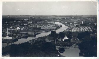 Memel, Stadt, Stadtkreis Memel Memel, Blick vom Johanniskirchtum nach Osten 