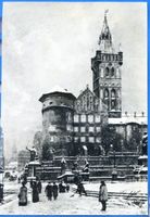 Königsberg (Pr.), Stadtkreis Königsberg Königsberg (Pr.), Schloß mit Kaiser-Wilhelm-Platz im Winter, Gemälde II Königsberg, Schloß