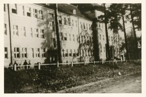 Pogegen, Kreis Tilsit-Ragnit Memeler Straße Pogegen, Memeler Straße, Volksschule II Погеген, Мемельштрассе, народная школа, II
