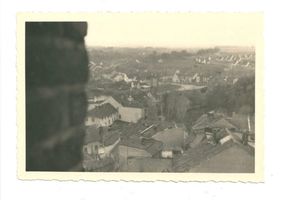 Wormditt, Kreis Braunsberg Wormditt, Blick vom Kirchturm auf die Stadt 