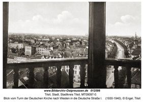 Tilsit, Stadt, Stadtkreis Tilsit Deutsche Straße