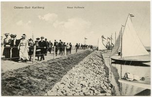 Kahlberg-Liep, Ort, Kreis Elbing Kahlberg-Liep, Neue Haffmole 