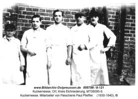 Kuckerneese, Ort, Kreis Elchniederung Hohe Straße