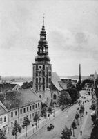 Tilsit, Stadt, Stadtkreis Tilsit Tilsit, Deutsche Kirche, Ansicht von Westen IX 
