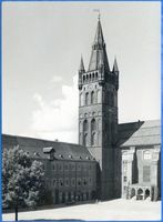 Königsberg (Pr.), Stadtkreis Königsberg Königsberg (Pr.), Schloßhof mit Schloßkirche VIII Кёнигсберг (Пр.), замковый двор с замковой церковью VIII