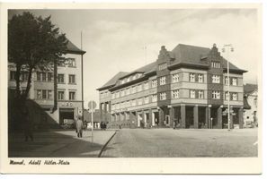 Memel, Stadt, Stadtkreis Memel Memel, Adolf-Hitler-Platz I (mit Sparkasse) 