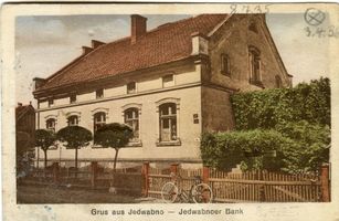 Gedwangen, Kreis Neidenburg Gedwangen fr. Jedwabno, Bank 