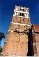 Friedland (Ostpr.), Kreis Bartenstein Friedland (Правдинск), Restaurierungsarbeiten an der Kirche Фридланд (Правдинск), реставрационные работы в церкви