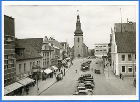Insterburg, Stadt, Stadtkreis Insterburg Alter Markt Insterburg, Alter Markt mit Lutherkirche VII Insterburg, Lutherkirche