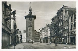 Elbing, Stadt, Stadtkreis Elbing Elbing, Alter Markt mit Markttor VIII Elbing, Alter Markt