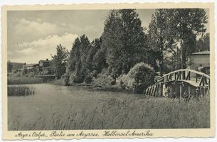 Arys, Kreis Johannisburg Arys, Aryssee, Halbinsel Amerika 