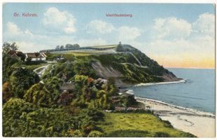 Klein Kuhren, Kreis Samland Klein Kuhren, Dorf mit Wachtbudenberg XIV 