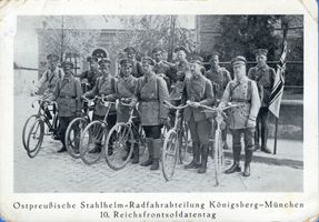 Königsberg (Pr.), Stadtkreis Königsberg Königsberg (Pr.), Ostpreußische Stahlhelm-Radfahrabteilung Кёнигсберг (Пр.), Восточнопрусская велосипедная дружина «Стальной шлем»