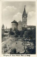 Königsberg (Pr.), Stadtkreis Königsberg Königsberg (Pr.), Kaiser-Wilhelm-Platz mit Schloß XXX Königsberg, Stadtteil Altstadt (Umgebung des Schlosses)