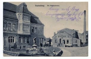 Rastenburg, Stadt, Kreis Rastenburg Rastenburg, Bahnhofstraße, Mühlenwerke II 