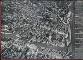 Königsberg (Pr.), Stadtkreis Königsberg Königsberg, Dominsel mit Innenstadt, Alt-Königsberg, Luftbild Кёнигсберг, остров собора с центром города, Альт-Кёнигсберг, аэрофотоснимок