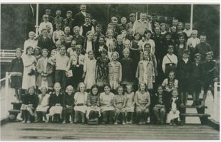 Sankt Lorenz, Kreis Samland Sankt Lorenz, Schulausflug an den Strand 