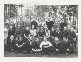 Metgethen, Ort und Bahnstation, Stadtkreis Königsberg Metgethen, Höhere Knaben- und Mädchenschule, Unter-Tertia Mai 1926 Метгетен, высшая школа для мальчиков и девочек, нижняя терция, май 1926