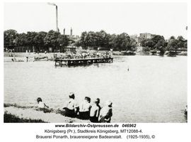 Königsberg (Pr.), Stadtkreis Königsberg  Königsberg, Badefreuden