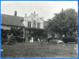 Obrotten, Kreis Samland Obrotten, Gutshaus, Gartenseite I 
