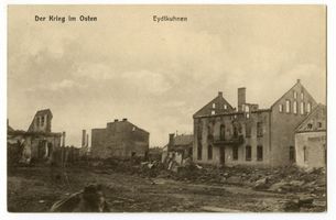 Eydtkau, Kreis Ebenrode Eydtkuhnen, Zerstörte Häuser Эйдткунен, разрушенные дома