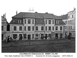 Tilsit, Stadt, Stadtkreis Tilsit Deutsche Straße