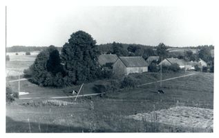 Knipstein, Kreis Heilsberg Knipstein, Teilansicht mit Schule 