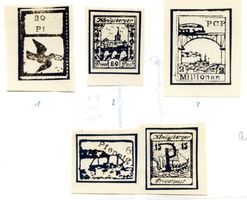 Königsberg (Pr.), Stadtkreis Königsberg Königsberg, Briefmarken der Königsberger Privatpost 