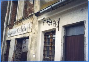 Rudau Kr. Samland, Kirchdorf, Kreis Samland Rudau Kr. Samland, Altstadt, Ruinen Ostpreußen, Zweiter Weltkrieg und das Ende