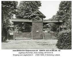 Jagdhaus Rominten, Kreis Goldap  