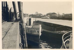 Großheidekrug, Kreis Samland Groß Heydekrug, Die  Wischke und Reimer  im Hafen II 