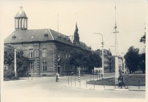 Elbing, Stadt, Stadtkreis Elbing Elbing, Friedrich-Wilhelm-Platz mit Post II Эльбинг, площадь Фридриха Вильгельма с почтой, II