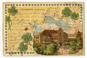 Königsberg (Pr.), Stadtkreis Königsberg Paradeplatz Königsberg (Pr.), Stadttheater XII (Zeichnung) Königsberg, Stadttheater