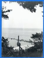 Nidden, Kreis Memel Nidden, Fischerboot am Ufer Nidden, Landschaft - Ostsee - Umgebung