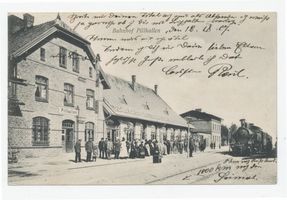 Schloßberg, Kreisstadt, Kreis Schloßberg Pillkallen Kr. Schloßberg, Bahnhof V 
