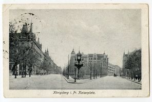 Königsberg (Pr.), Stadtkreis Königsberg Kaiserstraße Königsberg (Pr.), Kaiserplatz IV Königsberg, Nördliche Innenstadt westlich des Schloßteiches (Tragheim)