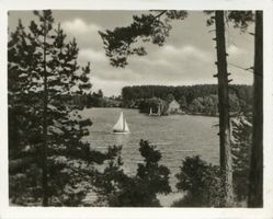 Beldahnsee, Kreis Sensburg Wiersba, Am Beldahnsee bei Kurhaus Wiersba 