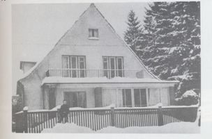 Königsberg (Pr.), Stadtkreis Königsberg Haarbrücker Straße 26 Königsberg, Amalienau, Haarbrücker Straße, Wohnhaus des Komponisten Otton Besch Königsberg, Stadtteil Amalienau