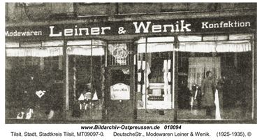 Tilsit, Stadt, Stadtkreis Tilsit Deutsche Straße 65  