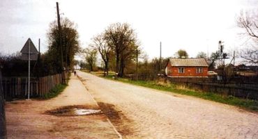 Stockheim, Kreis Bartenstein Stockheim (Зайцево), Dorfstraße 